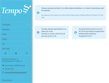 Tablet Screenshot of liikuntaseuratempo.fi